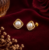 Designer Pearl Earrings
