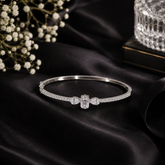 Elegant Silver Polish AD Diamond Bracelet for Women