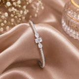 Elegant Silver Polish AD Diamond Bracelet for Women