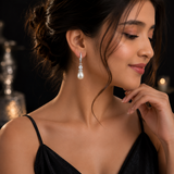 Elegant Hanging Pearl Earrings for Women