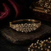 Antique Gold AD Diamond Designer Bracelet
