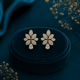 Luxury Antique Plated American Diamond Necklace Set for Women