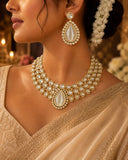 Designer Bridal Choker Jewelry with Matching Statement Earrings