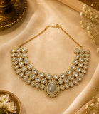 Designer Bridal Choker Jewelry with Matching Statement Earrings