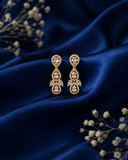 Luxury Gold Plated American Diamond Choker Necklace Set for Women