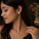 Classic Daily Wear Crystal Earrings for Women