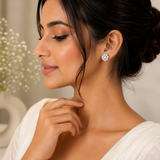 Elegant Designer Flower Earrings for Women