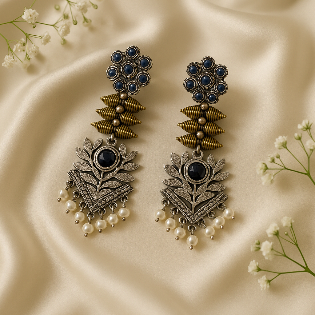 Dualtone earrings
