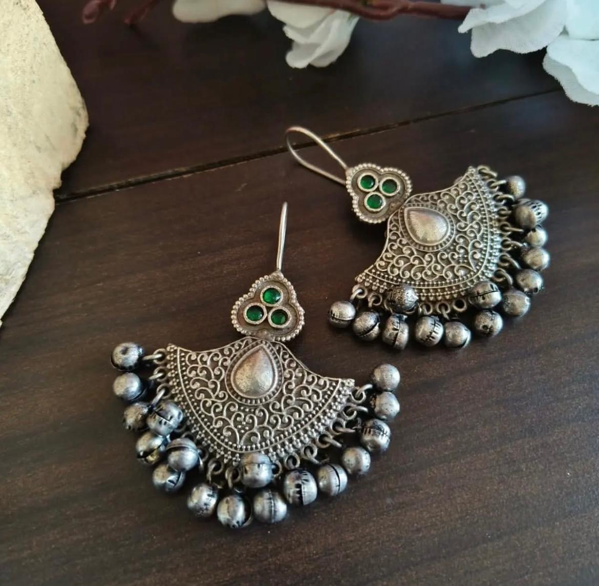 Oxodized Earrings
