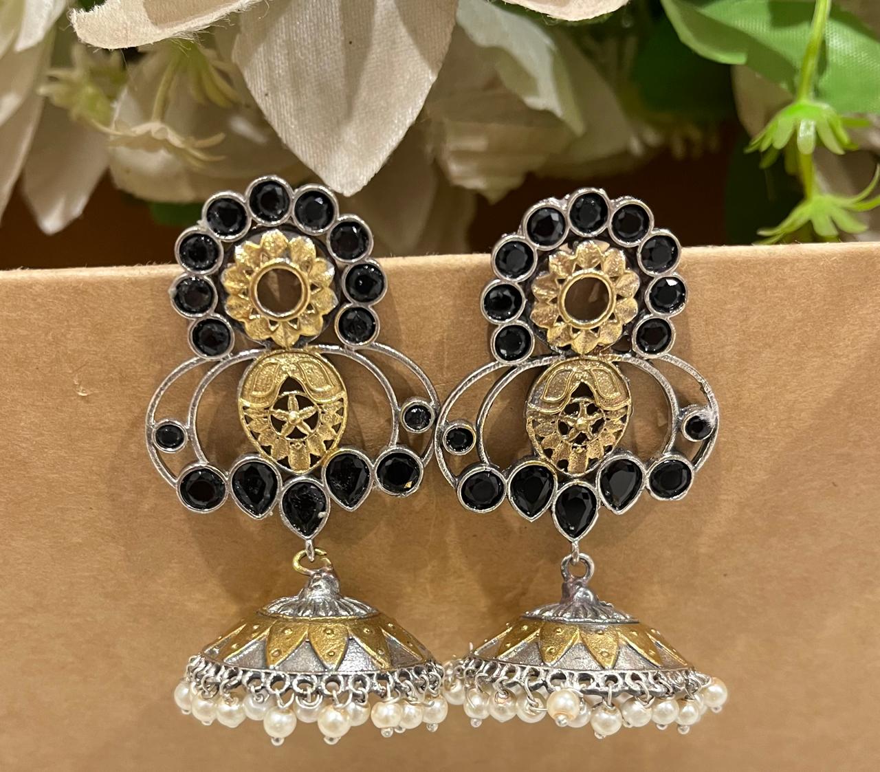 Dual tone Jhumkhas