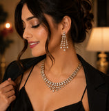 Luxury antique American Diamond Necklace Set for Women