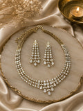 Luxury antique American Diamond Necklace Set for Women