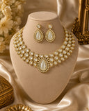 Designer Bridal Choker Jewelry with Matching Statement Earrings