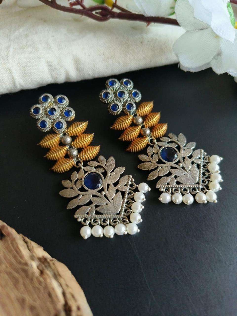 Dualtone earrings